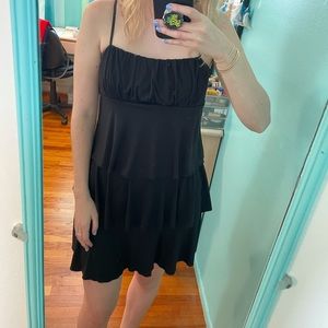 Black Ruffle Dress